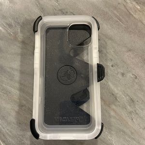 Black and Clear Pelican iPhone Case